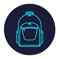 Boton Cyber Days, mochilas diseños y colores con estilo